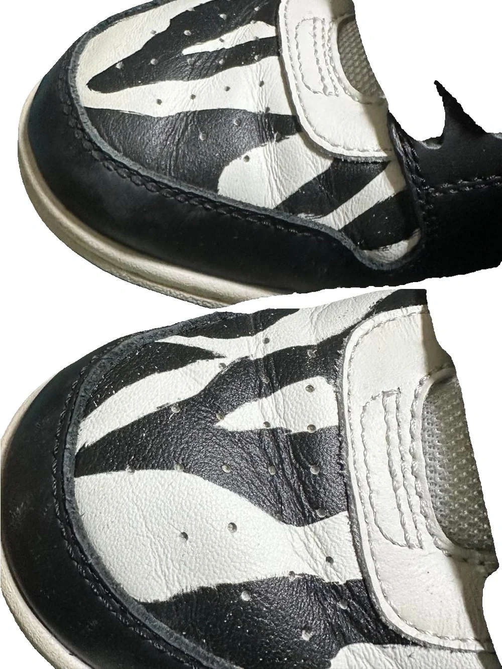 Off-White Zebra Print Out Of Office Low-Top Sneakers Multi Womens